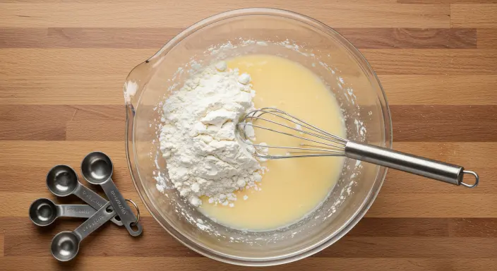 Making the Tempura Batter