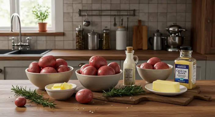 How to Make Rosemary Mashed Potatoes Red for a Perfect Side Dish? 2 Ingredients for Rosemary Mashed Potatoes Red