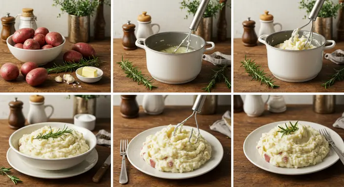 How to Make Rosemary Mashed Potatoes Red for a Perfect Side Dish? 3 Step-by-Step Instructions to Make Rosemary Mashed Potatoes Red