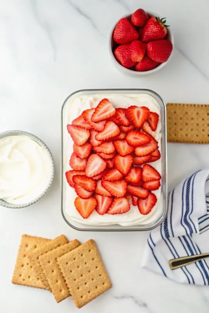 Strawberry Icebox Cake: 5 Easy No-Bake Ideas for Summer 2 Icebox cake ingredients: berries, crackers, cream
