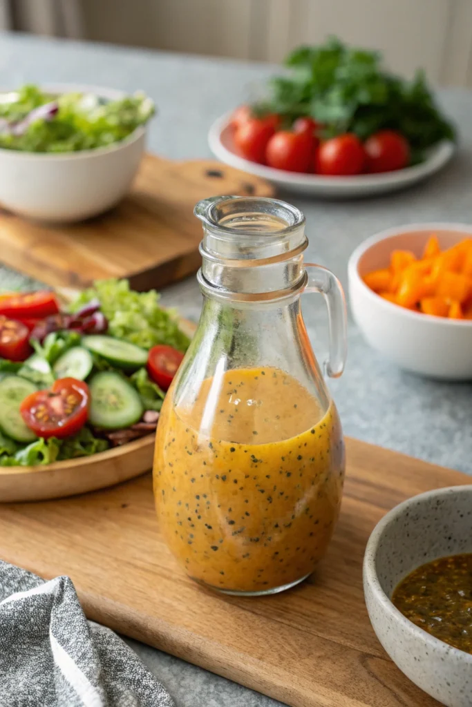 Strawberry Spinach Salad: The Ultimate Fresh and Flavorful Guide 3 Homemade poppy seed dressing jar