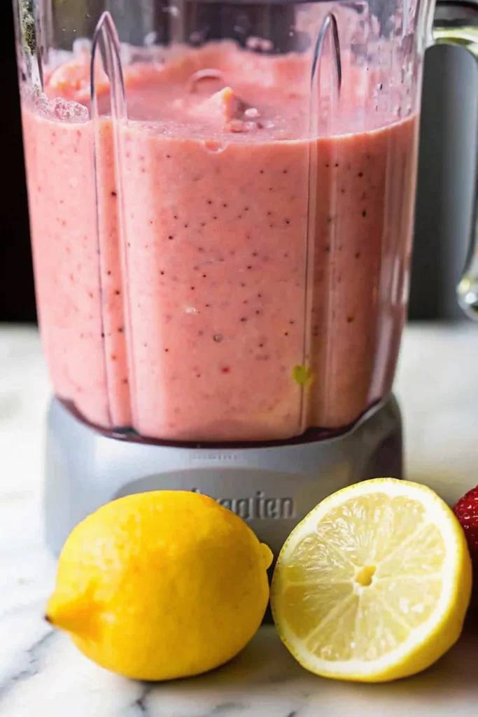 Strawberry Dole Whip: How to Make This Iconic Frozen Treat at Home? 4 Blending Dole Whip in a kitchen