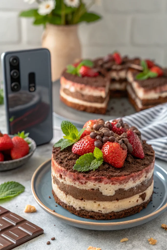 Strawberry Icebox Cake: 5 Easy No-Bake Ideas for Summer 5 Chocolate-strawberry variation